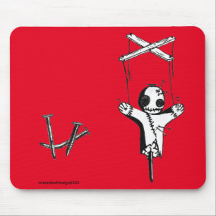 Tapis De Souris Panier de la souris à poupée rouge