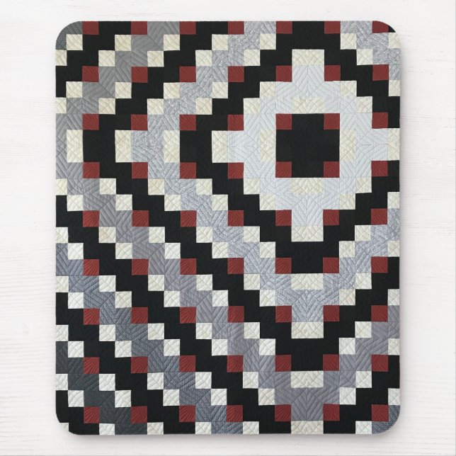 Tapis De Souris Panier de souris à courtepointe Cravate (Devant)