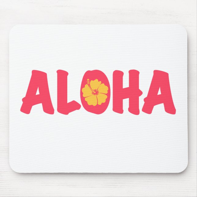 Tapis De Souris Panier de souris Aloha (Devant)