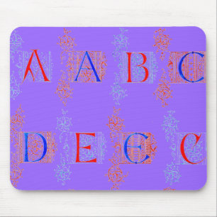 Tapis De Souris Panier de souris Alphabet