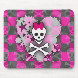 Tapis De Souris Panier de souris crâne Princesse