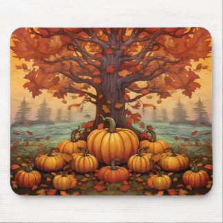 Tapis De Souris Panier de souris d'automne