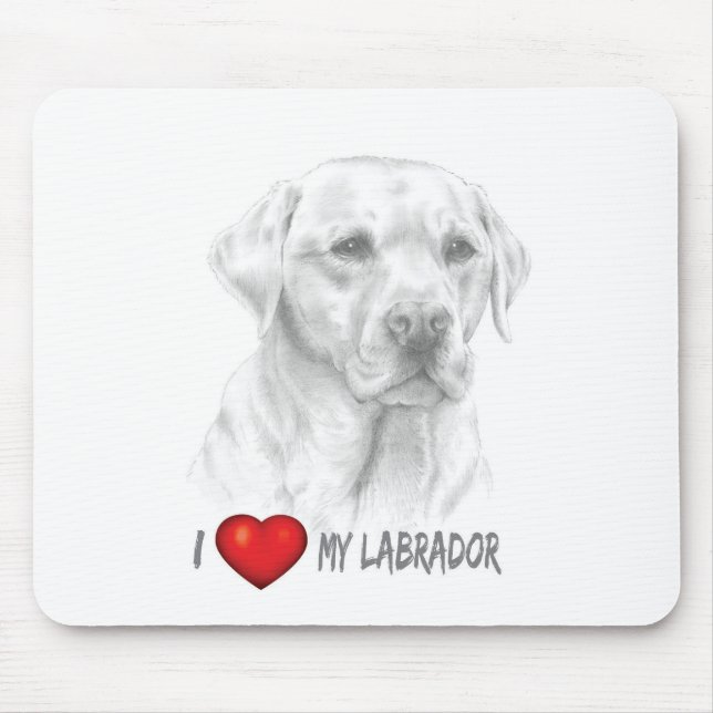 Tapis De Souris Panier de souris Labrador Retriever (Devant)