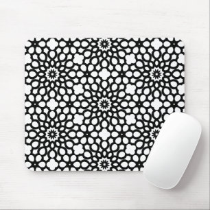 Tapis De Souris Panier de souris noir et blanc