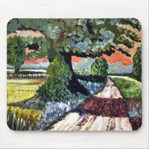 Tapis De Souris Panier de souris peint paysage