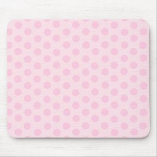 Tapis De Souris Panier de souris Pois rose