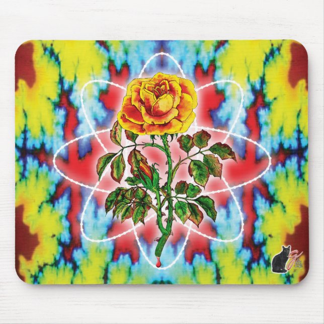 Tapis De Souris Panier de souris Rose Rad Rad (Devant)