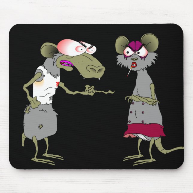 Tapis De Souris Panier souris Rats (Devant)