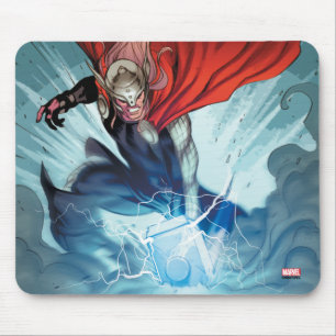 Tapis De Souris Panneau comique Thor Hammer
