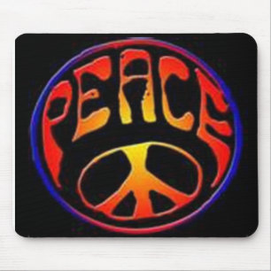 Tapis De Souris Panneau de paix mousepad