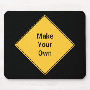 Tapis De Souris Panneau de route - Faites votre propre Mousepad