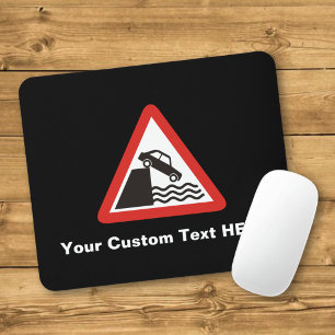 Tapis De Souris Panneau de signalisation de quai