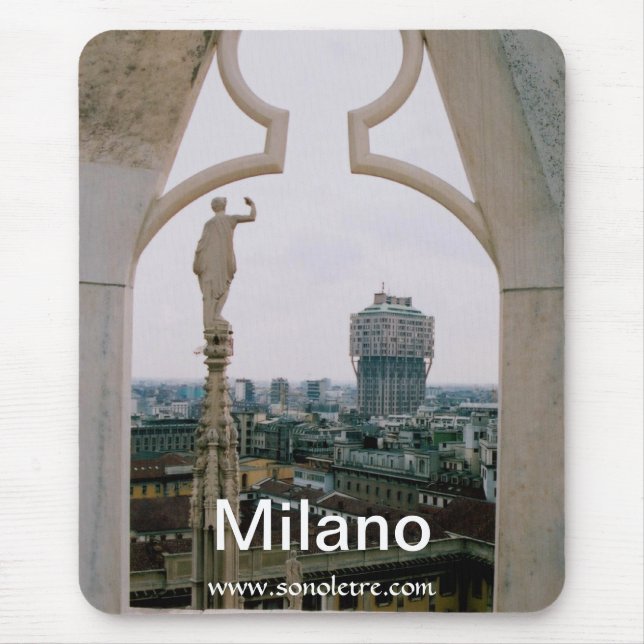 Tapis De Souris Panorama Mousepad d'horizon de Milan (Devant)