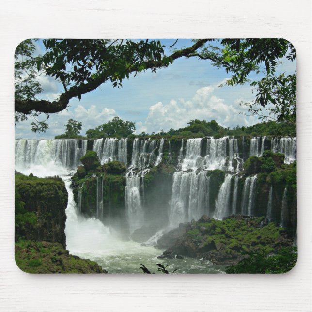 Tapis De Souris Panoramique des chutes d'Iguaçu (Devant)