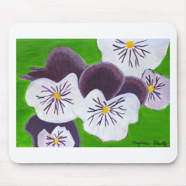 Tapis De Souris Pansies (Devant)