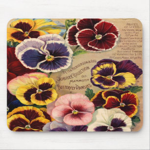 Tapis De Souris Pansies Paquet de graines Mousepad