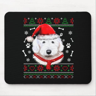 Tapis De Souris Pantalon de pyjama à capuchon de Père Noël pour ch