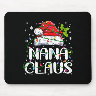 Tapis De Souris Pantalon de pyjama de Noël Nana Claus pour famille