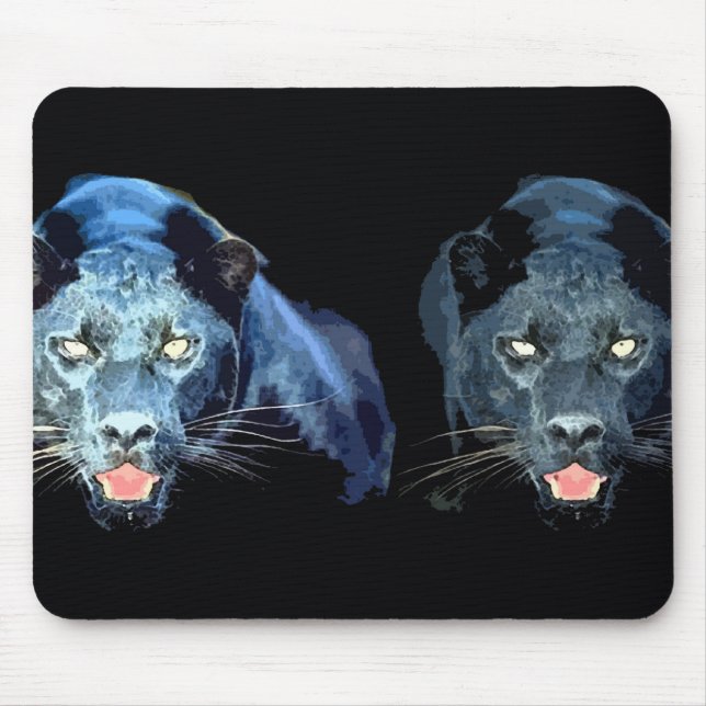 Tapis De Souris Panthère noire Jaguar (Devant)
