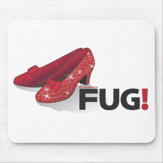 Tapis De Souris Pantoufles de rubis d'ODEUR DE RENFERMÉ