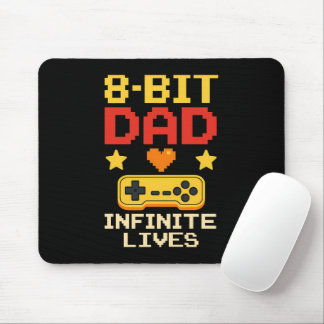 Tapis De Souris Papa 8 bits avec vie infinie