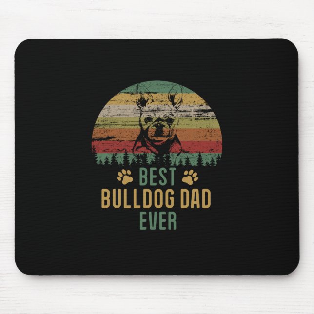 Tapis De Souris Papa Bulldog (Devant)
