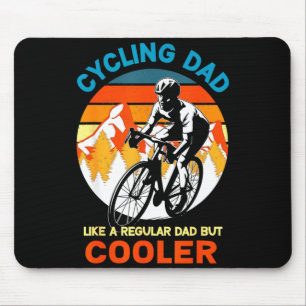 Tapis De Souris Papa cycliste comme un régulier mais vélo plus coo