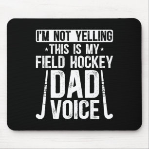 Tapis De Souris Papa de hockey sur gazon Voix Papa d'un joueur de
