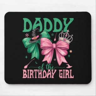 Tapis De Souris Papa de la fille qui fête son anniversaire, famill
