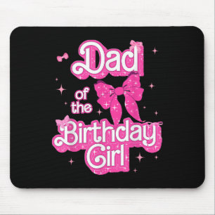 Tapis De Souris Papa De L'Anniversaire Fille Poupée Anniversaire F