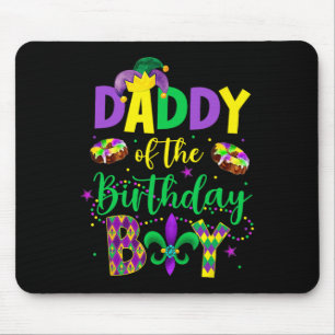 Tapis De Souris Papa De L'Anniversaire Garçon Chemise Mardi Gras P