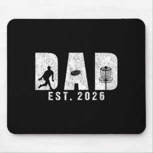 Tapis De Souris Papa Est 2026 Disc Golf Papa à Devenir Nouveau Pap