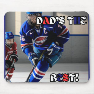 Tapis De Souris Papa est le meilleur sac de hockey