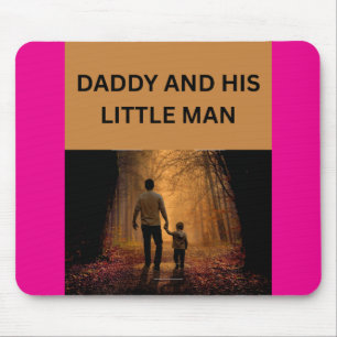 TAPIS DE SOURIS PAPA ET SON PETIT HOMME