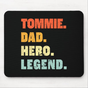 Tapis De Souris Papa Hero Legend Personnalisé Nom Pères D