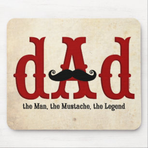 Tapis De Souris Papa Mousepad de moustache