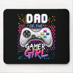 Tapis De Souris Papa Of The Gamer Girl