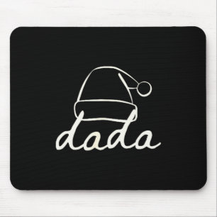 Tapis De Souris Papa Père Noël Première Famille Noël Correspondant