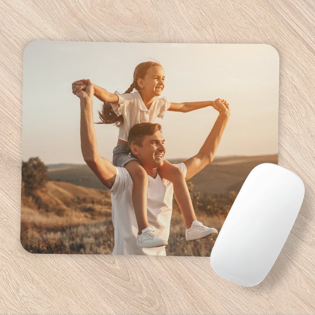 Tapis De Souris Papa père papa photo pleine photo (Créateur téléchargé)