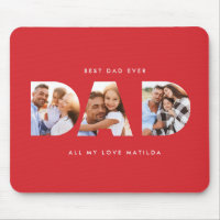 Papa photo typographie moderne cadeau enfant