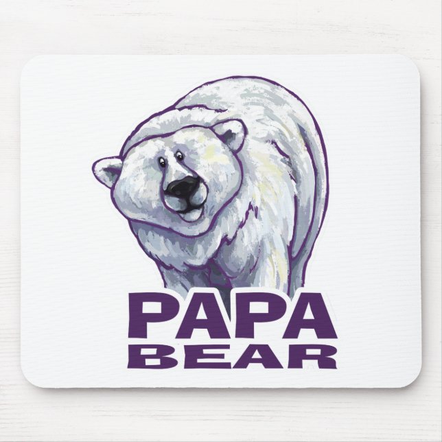 Tapis De Souris Papa Polar Bear (Devant)
