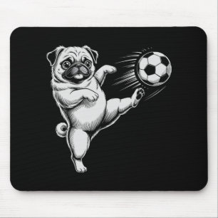 Tapis De Souris Papa Pug Foot Drôle Club de Jeux Enfants Goal