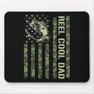 Tapis De Souris Papa super cool Papa pêcheur Papa pêcheur Fête des