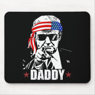 Tapis De Souris Papa Trump 2025 Officiel Papa Trump Drôle