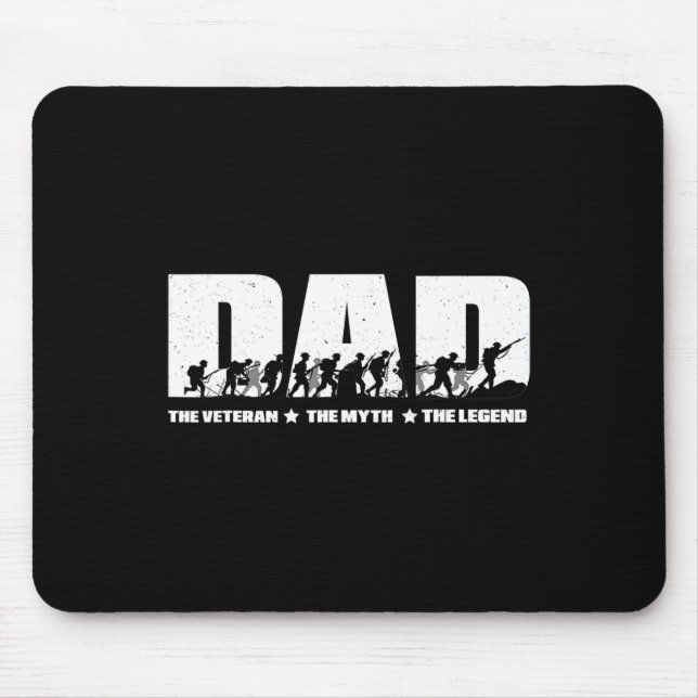 Tapis De Souris Papa Vétérinaire Mythe Légende Fête des pères Papa (Devant)