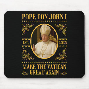 Tapis De Souris Pape Trump Pape Don John I Funny Satire politique