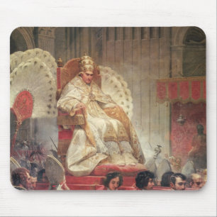 Tapis De Souris Pape VIII en St Peter sur le Sedia Gestatoria