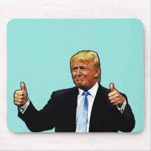 TAPIS DE SOURIS PAPIER À SOURIS DONALD TRUMP