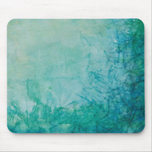 Tapis De Souris Papier avec l'abrégé sur bleu, vert, et noir
