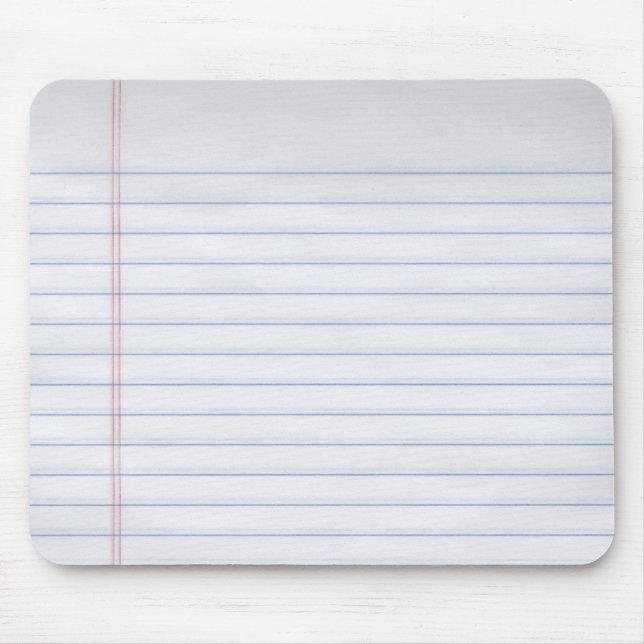 Tapis De Souris Papier de carnet (Devant)